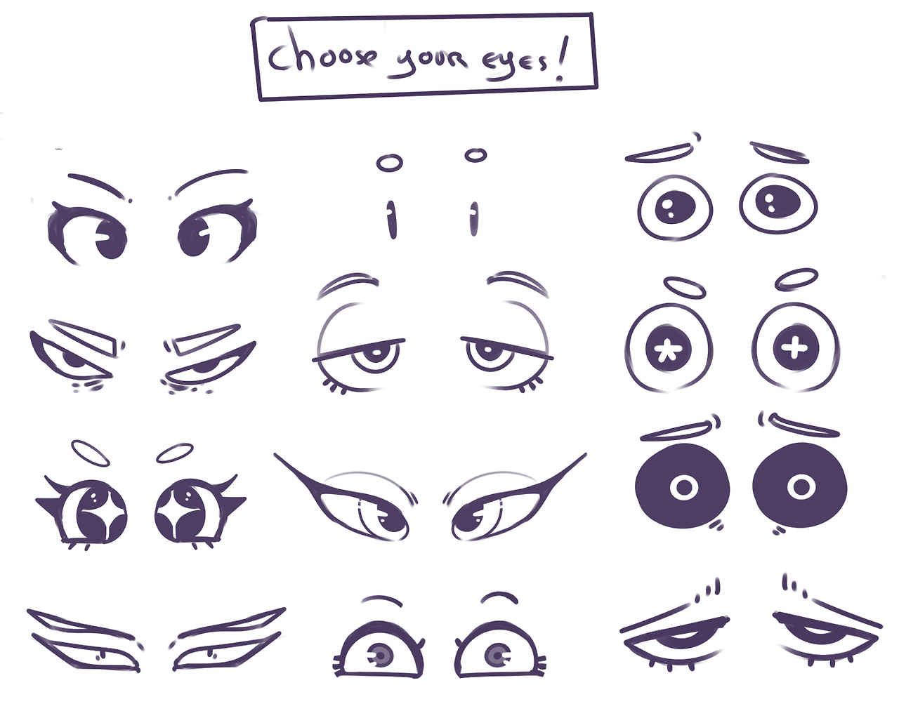 expensivebrowniez: ( ˙Θ˙(˙Θ˙)˙Θ˙ ) - Eyes , faces ,a quick reminder for