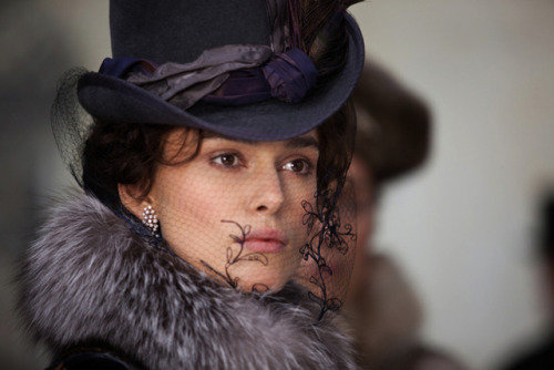 English actress Keira Knightley as Anna Karenina in the movie of 2012.