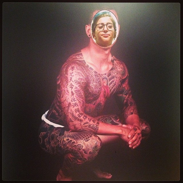 You guys like my sick new tatts? And the way I squat for photos? 