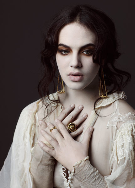 northwangerabbey:  penrose-stairs:  Jessica Brown-Findlay by Alex Sainsbury for Dominic Jones Fall 2012  I am here for this dead victorian lady shit 