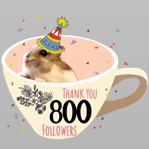 How does one celebrate a major milestone in gaining followers? If that “one” is “hamsterscape” from 