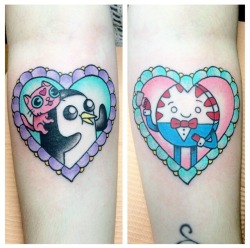 fuckyeahtattoos:  Gunter and Peppermint Butler