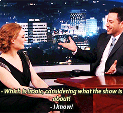 temperancebren:Emily Deschanel talks about BONES with Jimmy Kimmel (x)