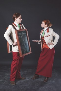 corpsebatter:  who likes Bioshock:Infinite? here is our cosplay on Lutece twins! me as Robert 