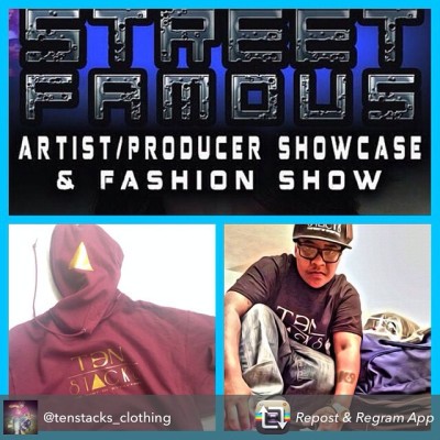 Come owt and support this up and coming designer @tenstacks_clothing at the #StreetFamousFashionShow. #WeOutChea #Workin #Mr247 #FlyLife #FlyLifeStyle #AddMultiplyDivide #➕✖️➗ (at Kroger Training Center)