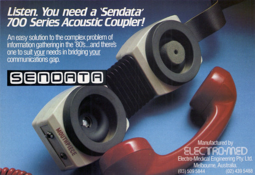 Sendata 700B Acoustic Coupler (1985)