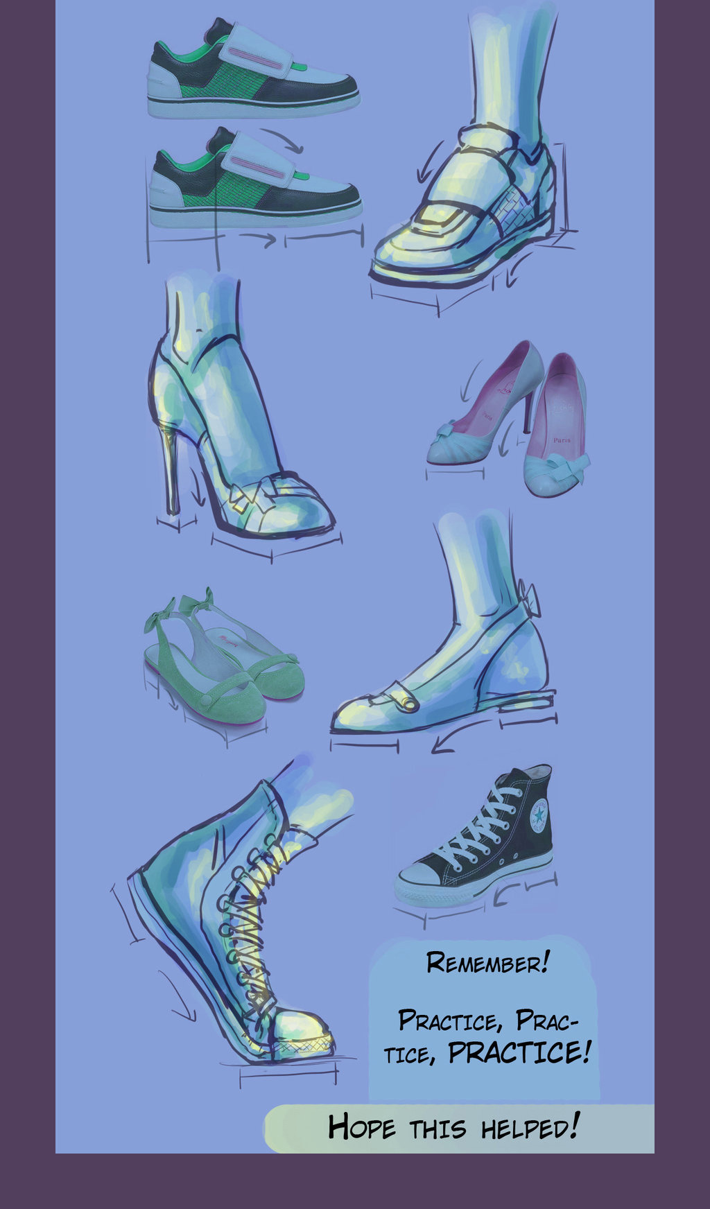 dyemelikeasunset:  Tutorial: Feet and Shoes A little old, but hope it helps! 