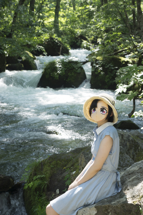 Oirase-Keiryu: a mountain stream, Aomori Aug.,2014Face type: Timidity