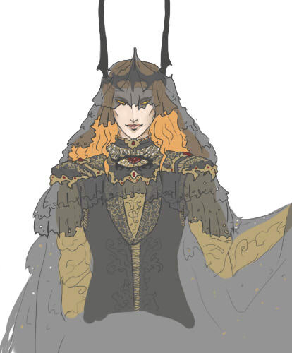 creativising:WIP of fab outfit for Sauron because his wardrobe gotta be smashing