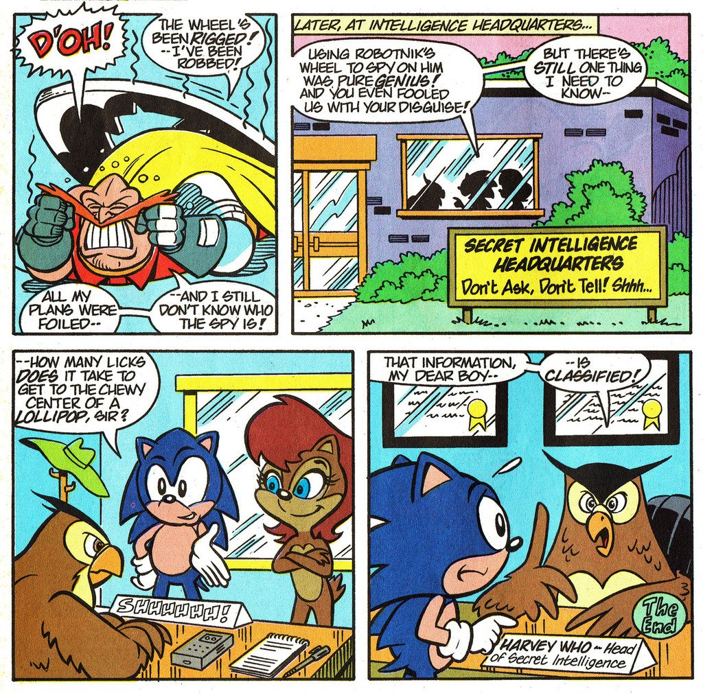 Sonic HQ: Project Sonic - The Comic Scans Page