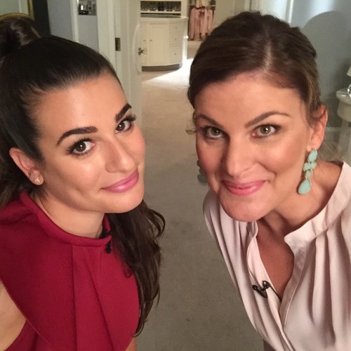 leamichele-news: kristindossantos “Chanel”-ing it up with @msleamichele–Always so 