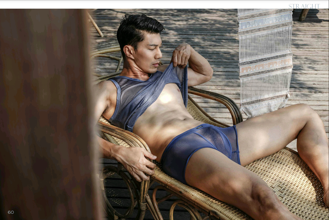 wes2men:    Aui Nampol is photographed for 3rd issue of Straight magazineIG : auinampol
