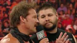 delusionalheel:  I want to find someone who looks at me the same way Kevin Owens looks at Chris Jericho. 