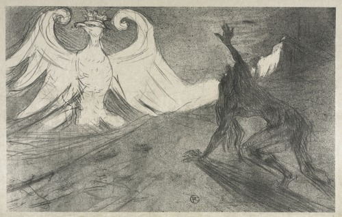 Project for Frontispiece to:Au pied du Sinaï, Henri de Toulouse-Lautrec, 1898, Cleveland Museum of A