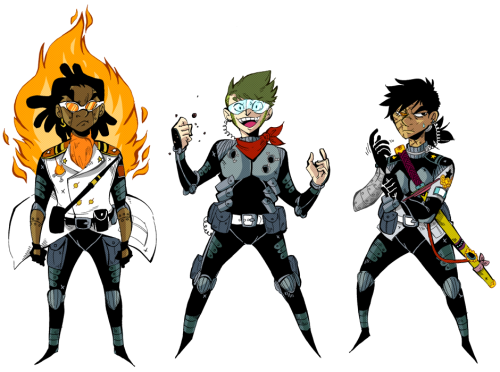 getdestroyed-staydestroyed:  It had been a good while since I had drawn something finished for my big ol’ Post-cyberpunk genre story known as “LIVE GEAR”.  Since the main cast are in the military and members of a spec ops unit, I wanted