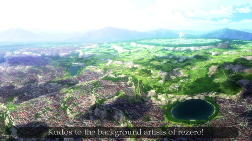  Kudos to the background artists of rezero!