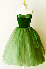 1950s Prom and Party Dresses: Green porn pictures