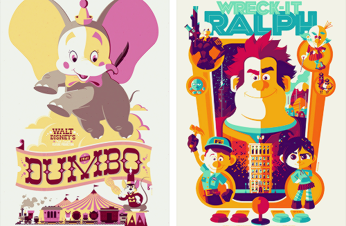 mickeyandcompany:   Disney posters by Tom Whalen 