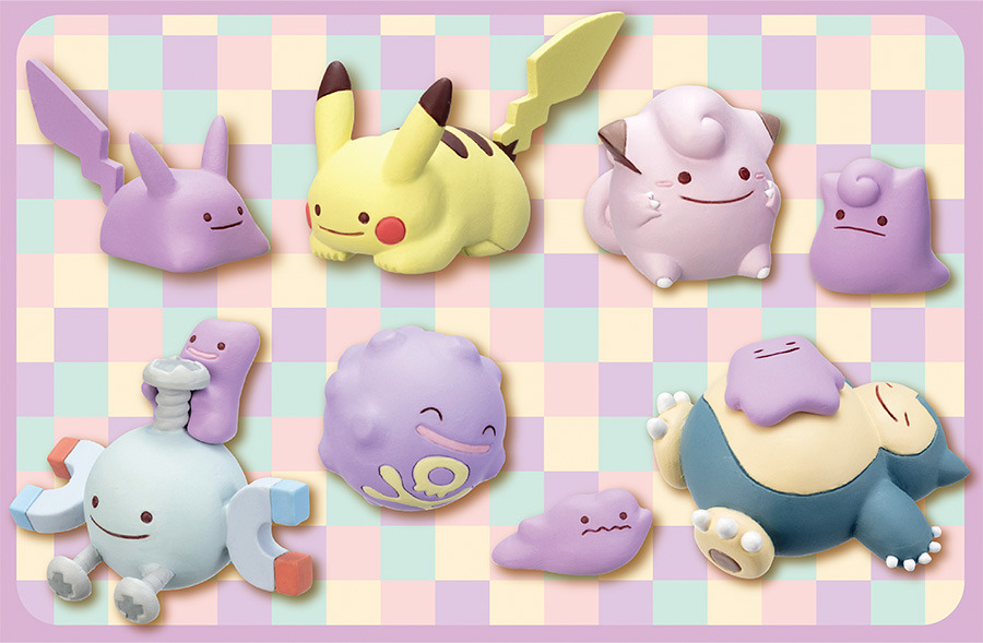 Pokemon Ditto Transform Clefairy Mini Figure Gacha Gachapon