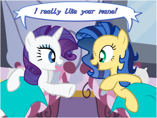 milkmare-of-trottingham:  Much talk of manestyling happened afterwards.  x3