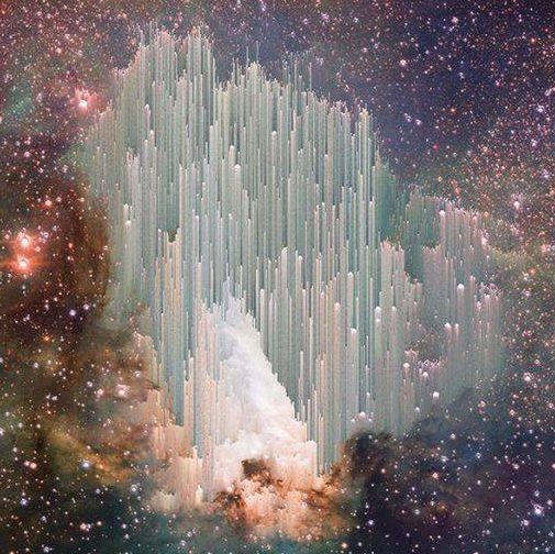 pervertedpirate:  Via  Hubble: The cosmic “ice sculptures” of the Carina Nebula.