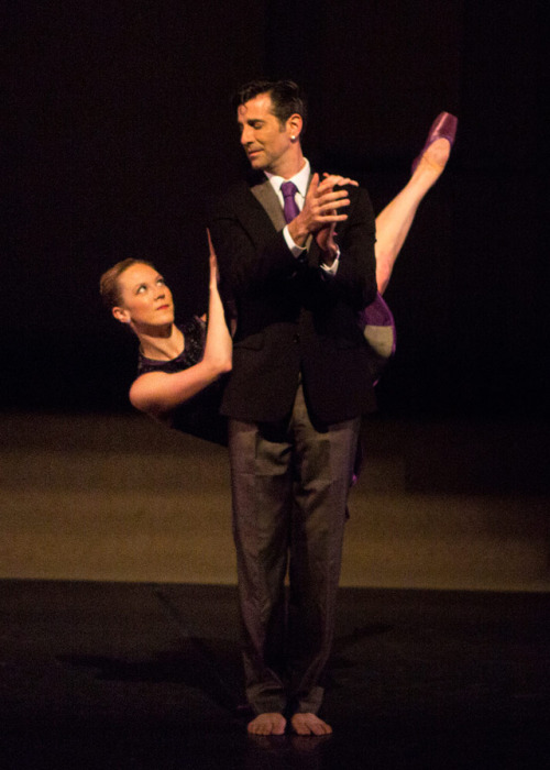 Elena Zahlmann and Jeffrey Kazin in David Parker’s Two Timing, New York Theatre Ballet, June 2015. ©