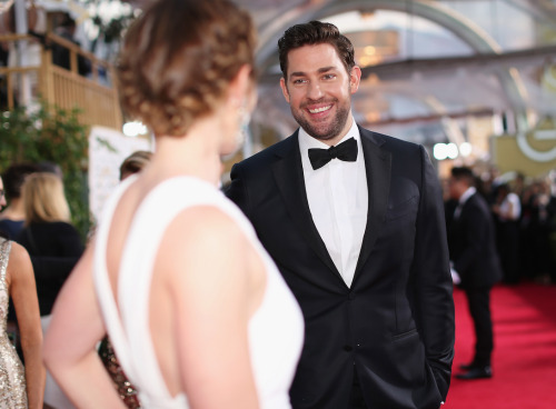 nbctv: BREAKING NEWS: Emily Blunt and John Krasinki are perfection.