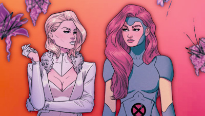 hank-mccoyed:Jean Grey and Emma Frost in Giant Size X-men 