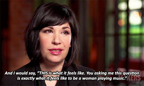 drinkingwiththejocks: “The conversation about women playing music has become part