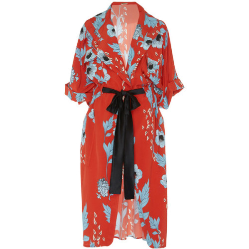 Johanna Ortiz Camino Real Persa Silk Crepe Dress (see more red print dresses)