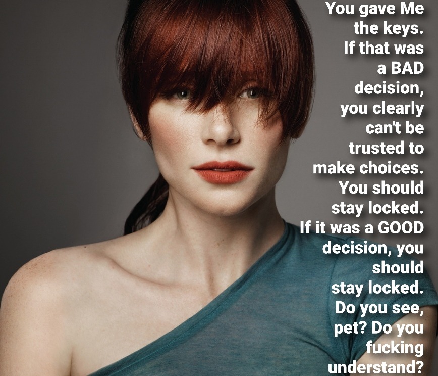 tumblr photo chastity-captions 16