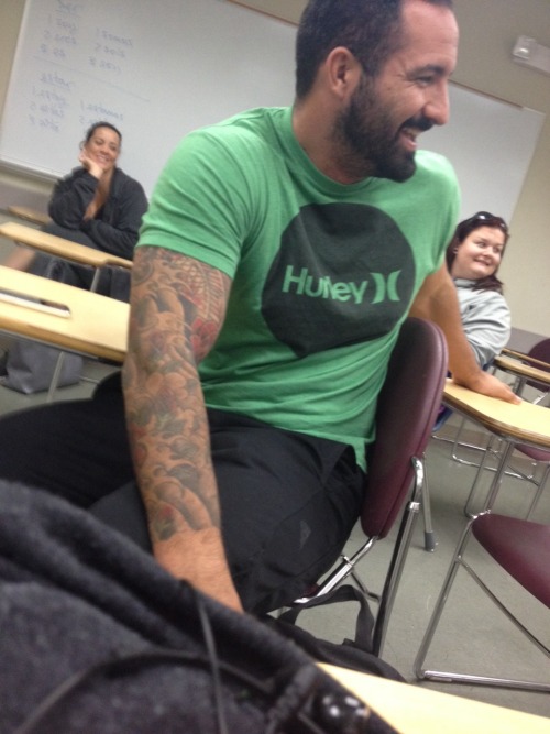 dinoonyourface:  hot daddies who sit next to me in spanish