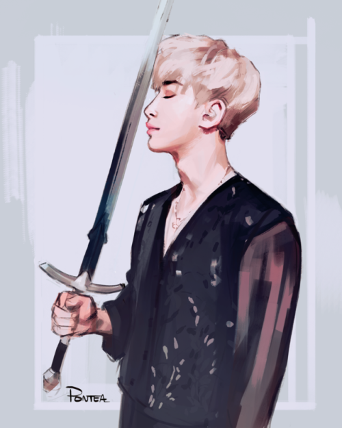 haven’t drawn wonho in a while