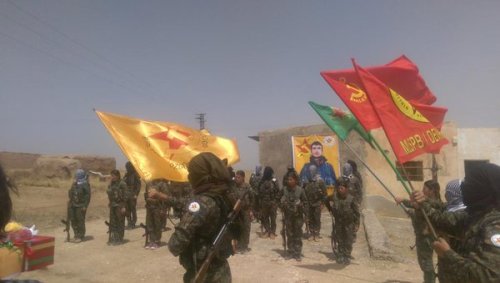 thedemsocialist:Images of United Freedom Forces, internationalist volunteers fighting for YPG.