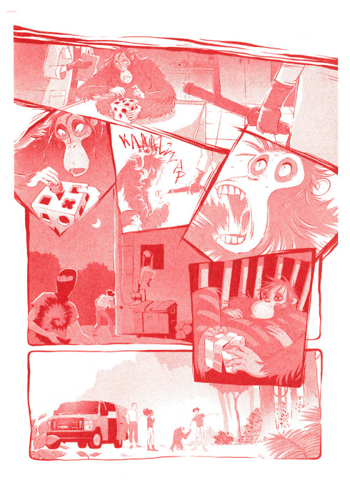 The zines are finally out! Here is a sample of the risograph with my contribution “Puzzle&rdqu