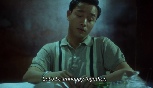 365filmsbyauroranocte:Days of Being Wild (Wong Kar-Wai, 1990) 