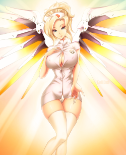 evildei:  Helloooo Mercy! More Overwatch! ENJOY!! 