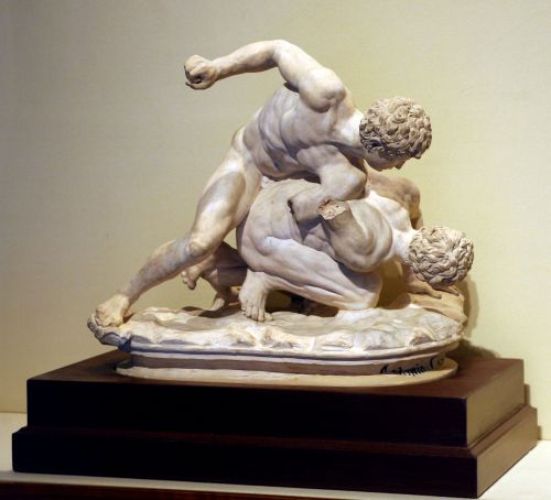 Antonio Canova. Wrestlers, terracotta. 1775.