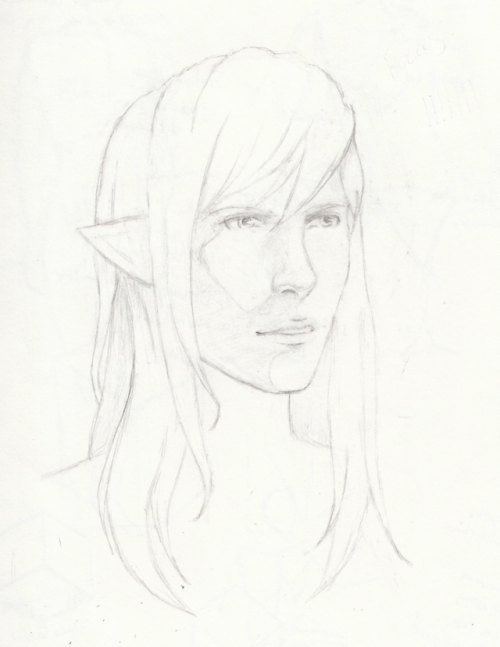 Have a gloriously washed out WIP of Estinien that I’m working on. I just bought a scanner today and 