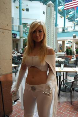 cosplay-galaxy:Emma Frost by Christina Faye