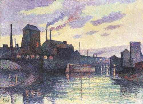 La Sambre, Marchiennes  -  Maximilien Luce 1899