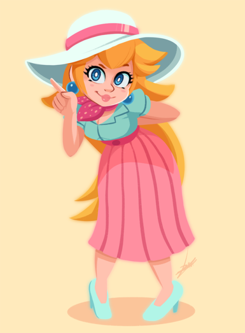 Peach!Mario Odyssey outfit <3<More works>