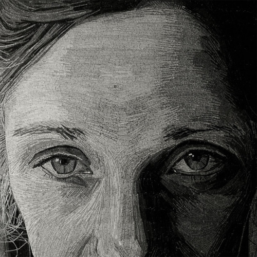 2headedsnake:  Shredded poetry portraits by Jamie Poole