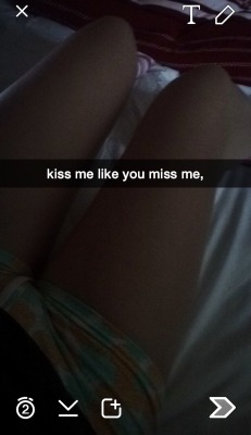 fick-michblick:  kiss me like you miss me,