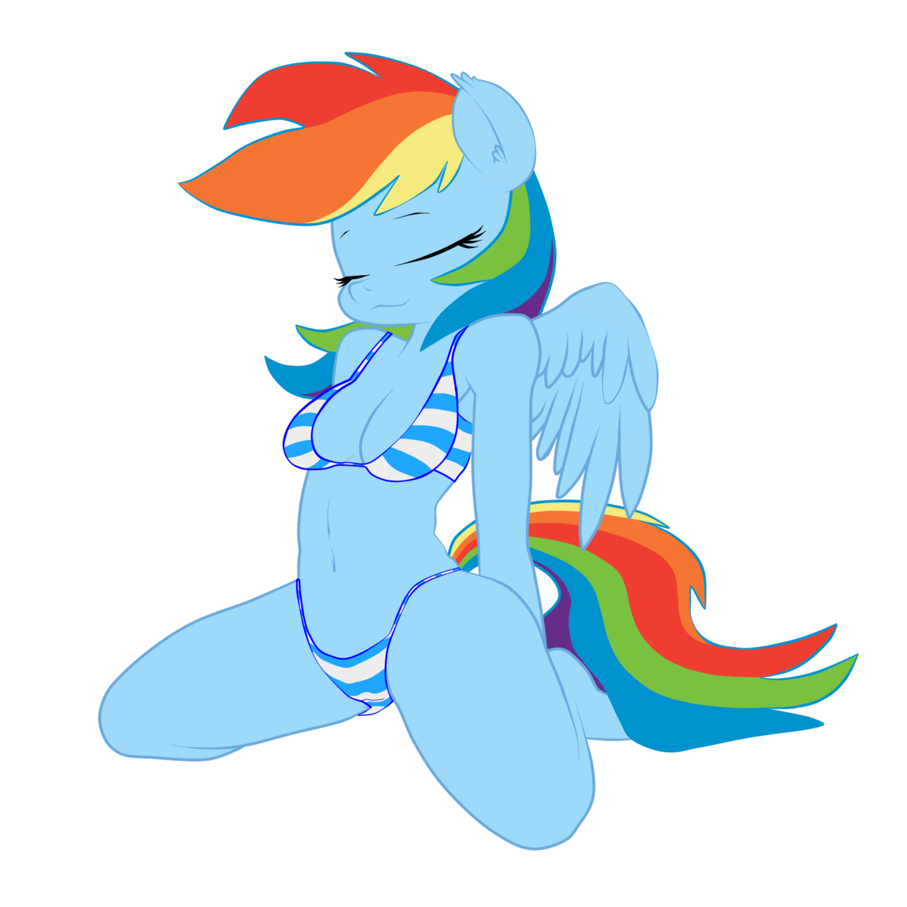 must-not-clop-must-warn-others:  Sexy Rainbow Dash by MIeLZSimmonS 
