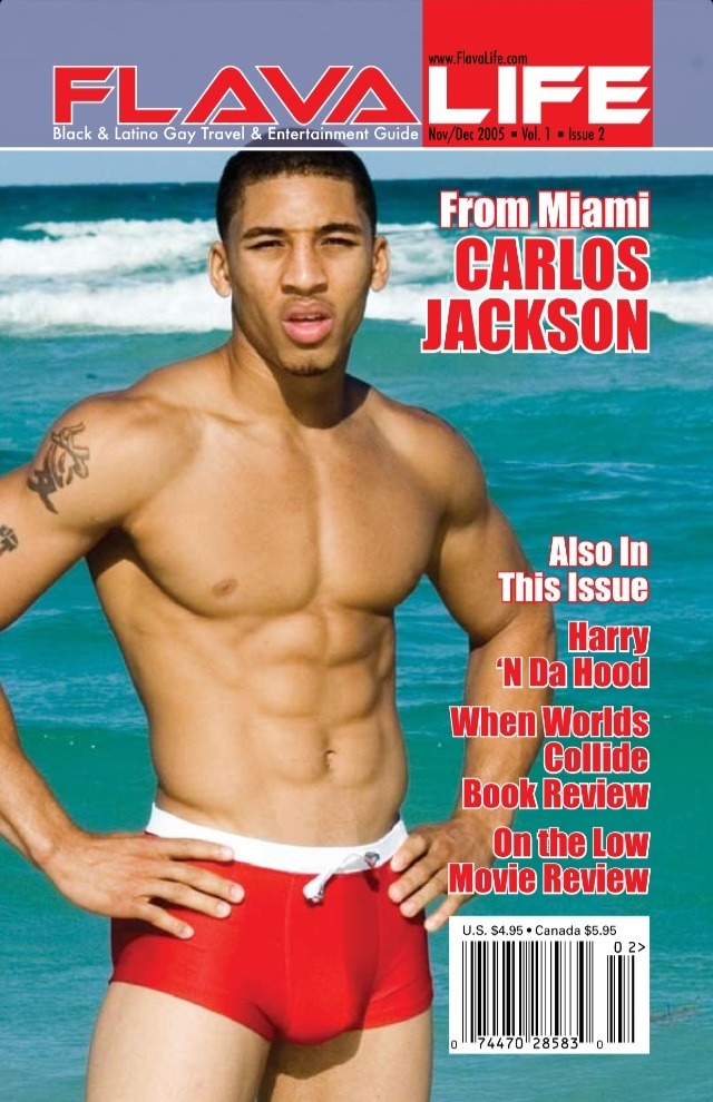 nubiannudaveritas:  Germany Mayfield in Flava Men Magazine as Carlos Jackson and