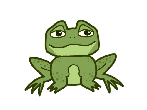 smug frog :)