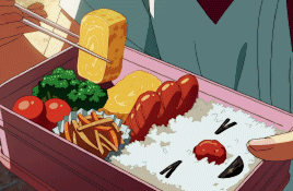 shokugekis:  Food in Kimi no Na wa.