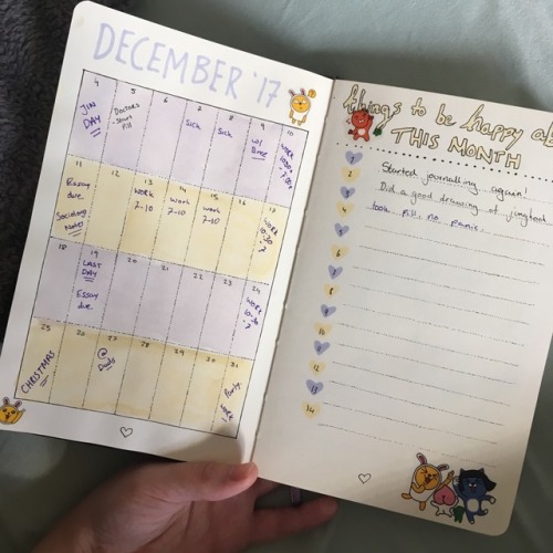 December pages ❄️