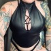 waytoomuchinformation:‪“Titty Window” will always be my favorite style of clothing. Snagged some leather pieces in NYC. ‬
